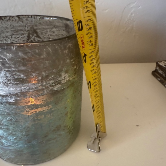 Ombre Glass Candle Votives Set of 2 - Picture 8 of 9